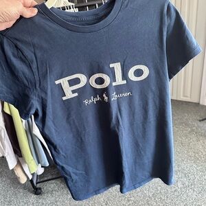 Polo by Ralph Lauren Women’s Blue Graphic Tee